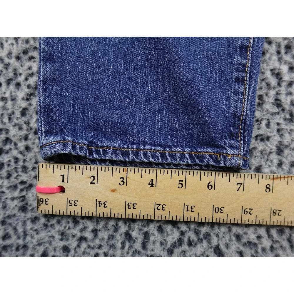 Levi's 502‎ Taper Jeans Mens 38x30 Blue Excellent Premium Waterless Denim 29507